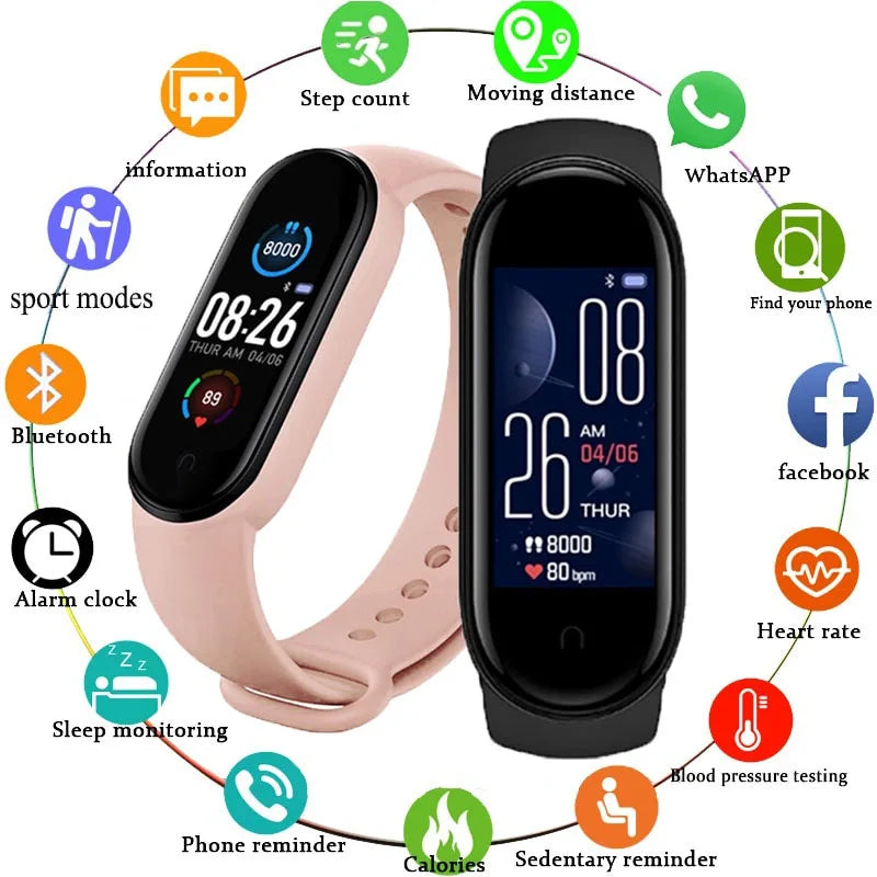 Relógio Unissex M5 SmartWatch Color